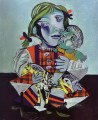 Maya Picassos Daughter with a Doll 1938 Pablo Picasso